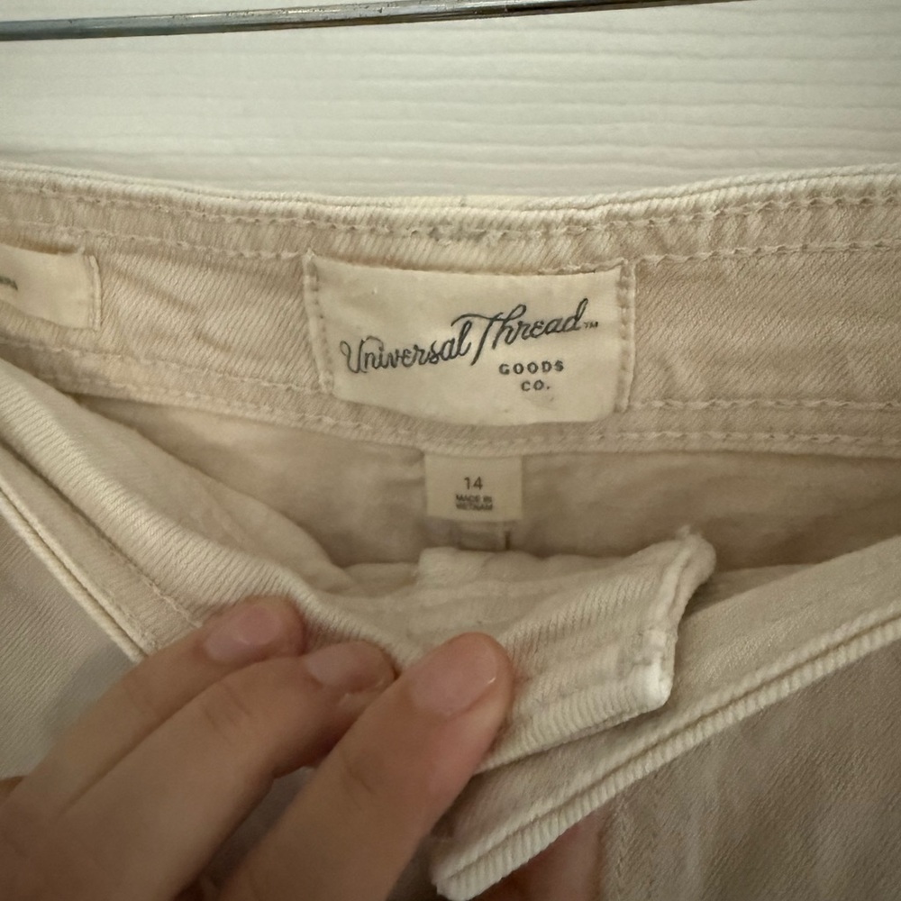 Universal Thread Cream Wide-Leg Pants - Picture 2 of 4